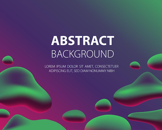 Abstract modern background. 3d vector