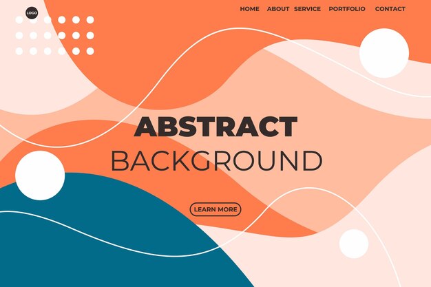 Abstract modern background elements dynamic fluid shapes compositions of colored spots