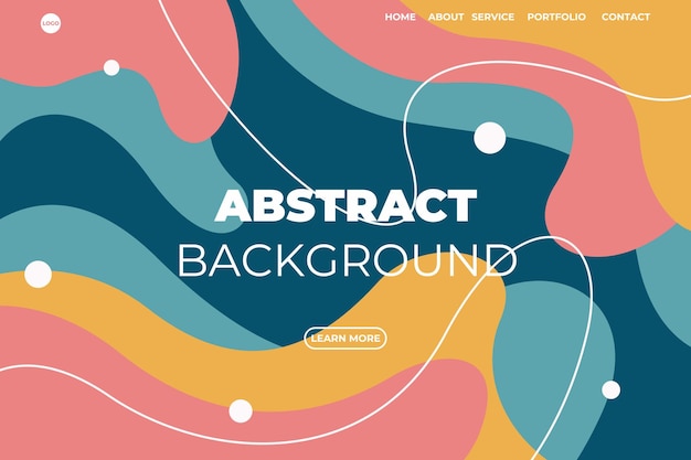 Vector abstract modern background elements dynamic fluid shapes compositions of colored spots