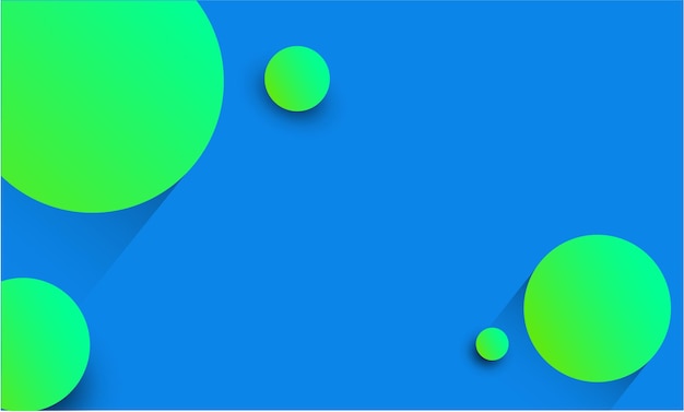 抽象的な現代背景楕円緑と青のカラフルなテンプレート バナー グラデーション カラー EPS 10