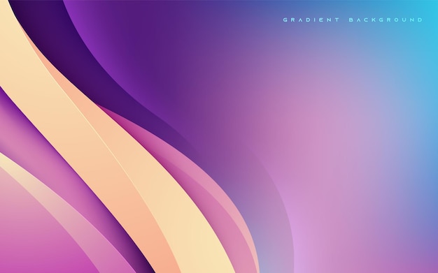 Abstract modern background gradient soft color design