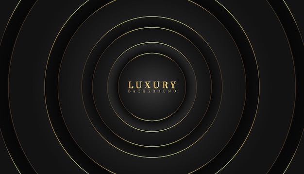 Abstract modern black dop luxury  background