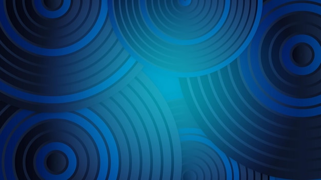 Абстрактный современный синий и черный фон Дизайн векторной иллюстрации для обложки баннера презентации веб-флаер карты плакат обои текстура слайд журнал и powerpoint