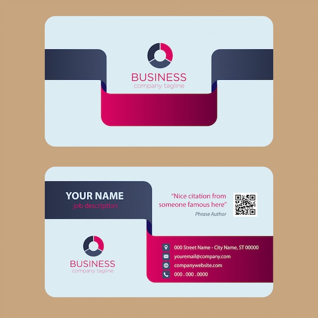 Abstract modern business card