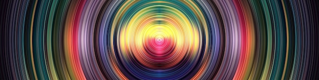 Vector abstract modern colorful circle art design with wave liquid shape