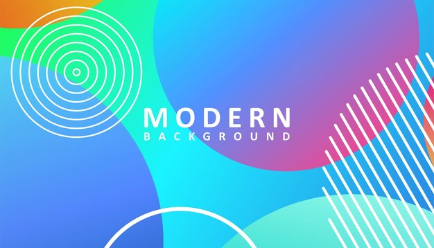 Abstract modern colorful gradient background design