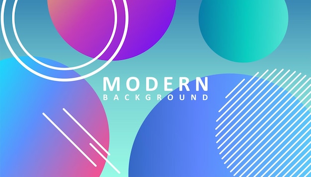 Abstract modern colorful gradient background design