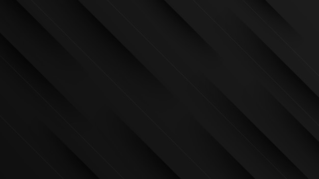 Vector abstract modern dark black background design with stripes and lines