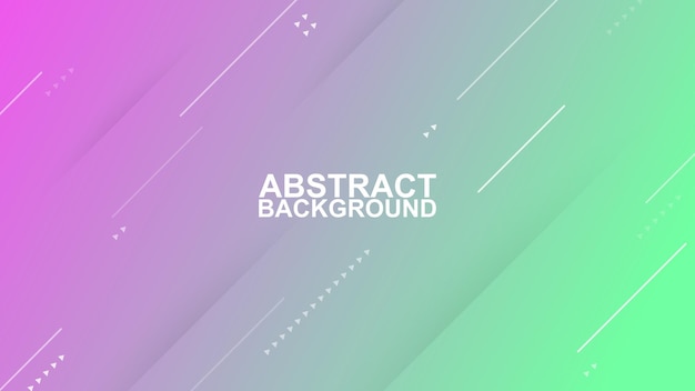 абстрактный современный элегантный дизайн фона с линией и треугольной формой в фиолетовом и зеленом цвете vec