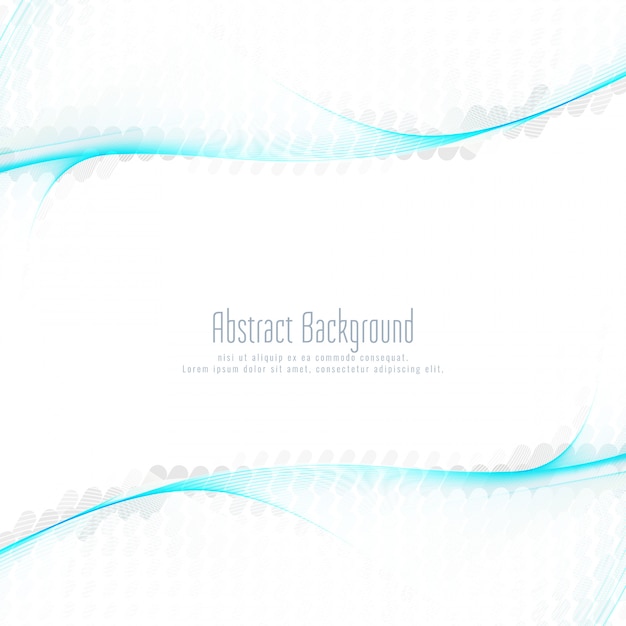 Abstract modern elegant wavy background design