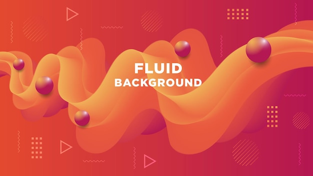 Abstract modern fluid background design