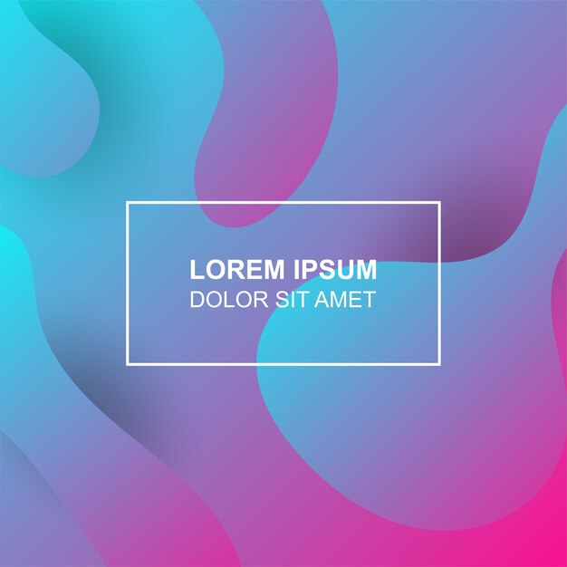 abstract modern fluid background template