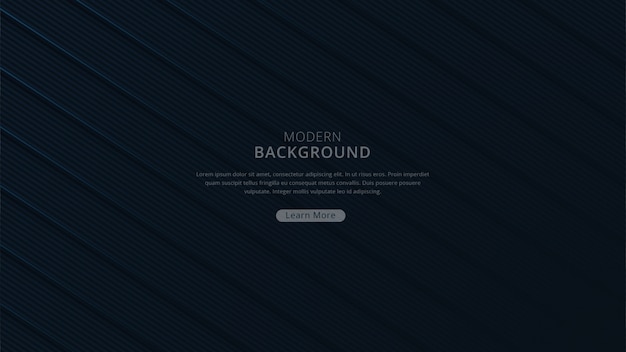 Abstract modern geometric shape background navy dark theme premium vector