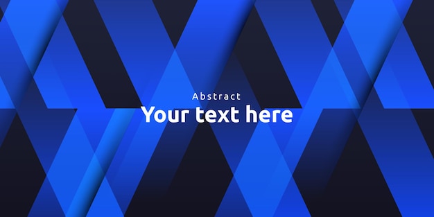 Abstract modern gradient blue paper layer background