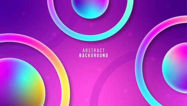 Abstract modern gradient colorful background