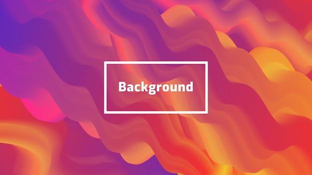 Abstract modern gradient fluid shape background