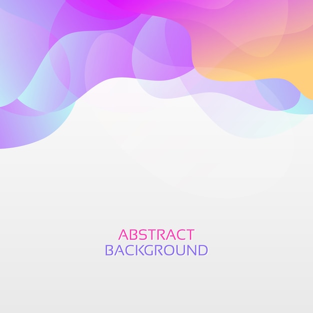 Abstract modern gradient waves background