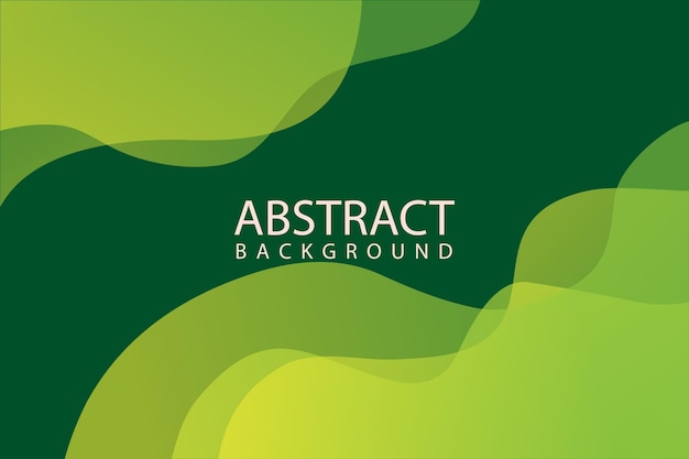 Abstract modern green wave background eps 10