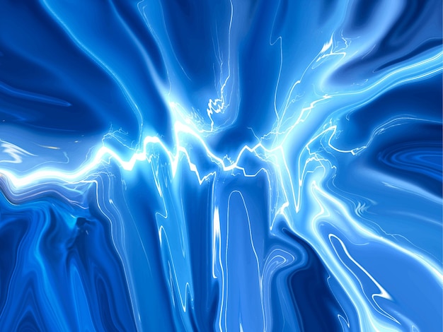 Vector abstract modern light blue liquid background design with thunder effect