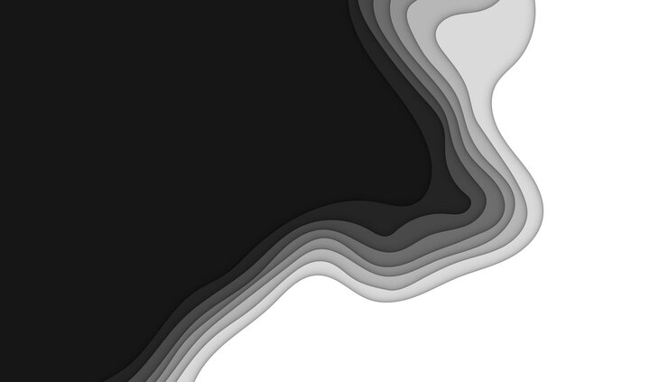 Vector abstract modern papercut background
