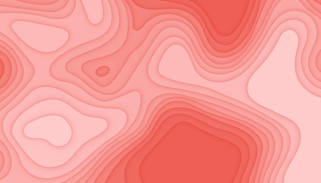 Vector abstract modern papercut background