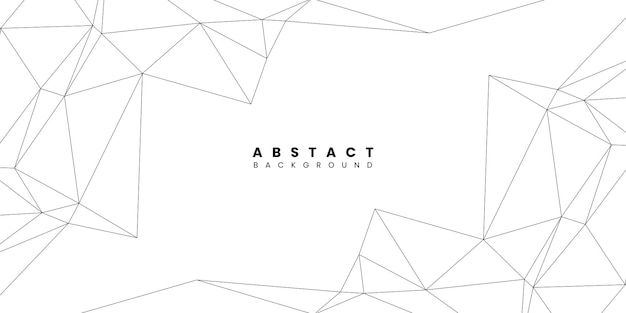 abstract modern polygonal technology background design vector