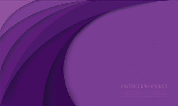 Абстрактная современная фиолетовая кривая фон