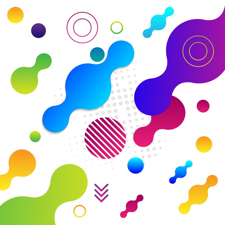Abstract Modern rounded Background