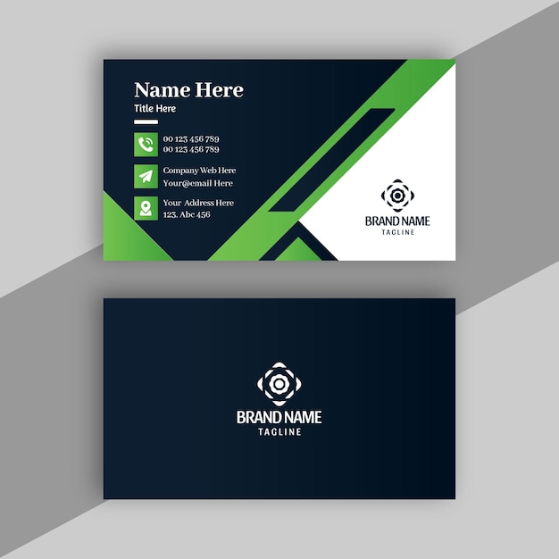 Abstract Modern trendy smart creative professional business card and branding stationery design