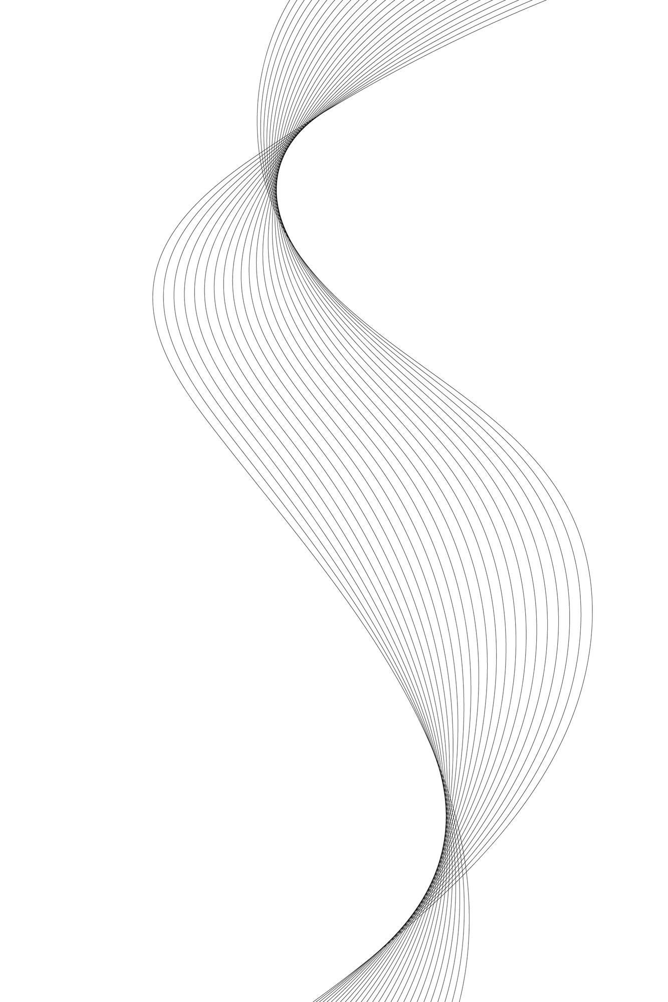 Premium Vector | Abstract modern vector background curved vector