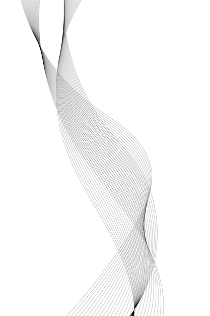 Vettore illustrazione curva di vettore del fondo moderno astratto di vettore