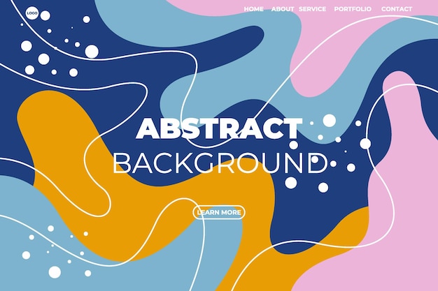 Abstract modern website vector background