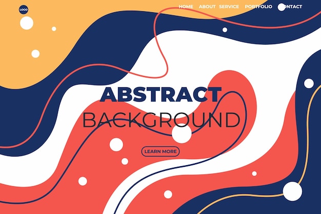 Abstract modern website vector background