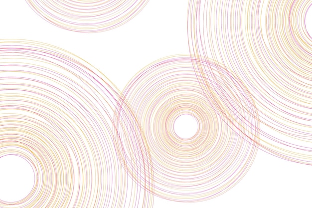 ハーフトーンの背景と重なる抽象的なモダンな白とピンクの円 プレゼンテーション用のデザイン