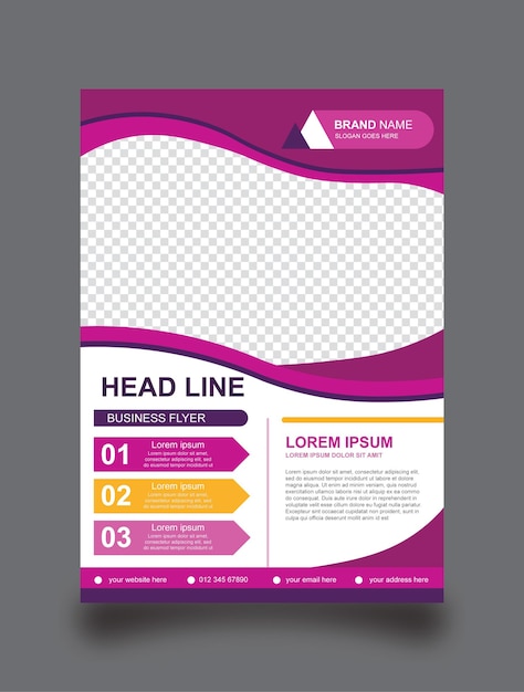 Abstract Moderne brochure achtergrondontwerp Flyer sjabloon lay-out vector illustratie