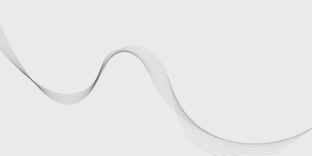 Abstract moderne vector achtergrond gebogen vectorillustratie