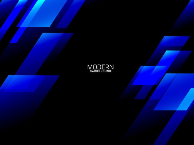 Abstract modrnn blue geometric elegant lines illustration pattern background vector