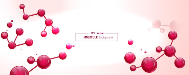 Abstract molecules design background