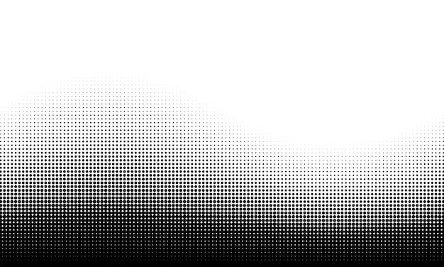 Vector abstract monochrome grunge halftone pattern