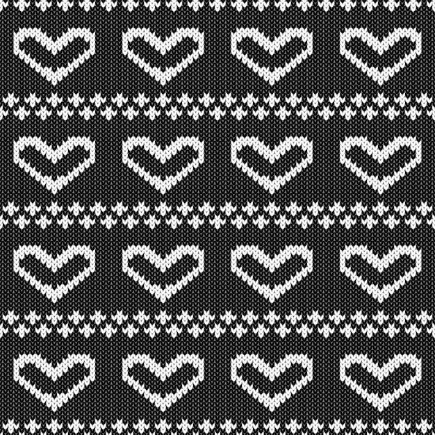 abstract monochrome knitted seamless pattern. knit texture sheme swatch for new year card, christmas invitation, holiday wrapping paper, winter vacation travel and ski resort advertising etc.