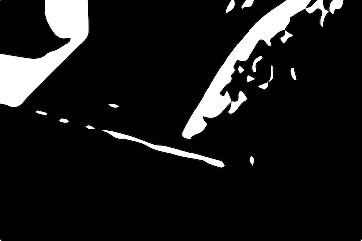 Vector abstract monochrome texture black and white texture background with black stains or spots