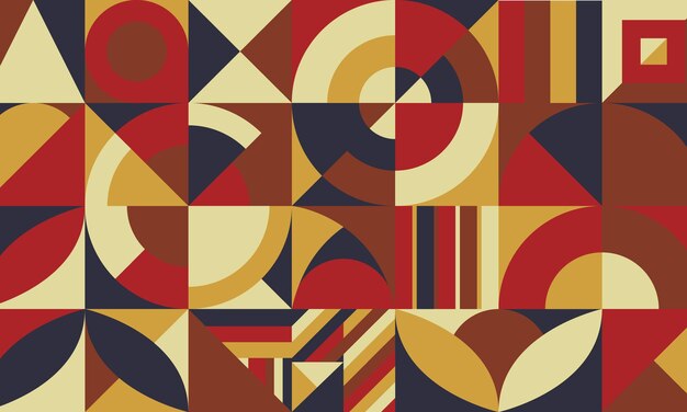 Vector abstract mosaic background. flat abstract geometric shape