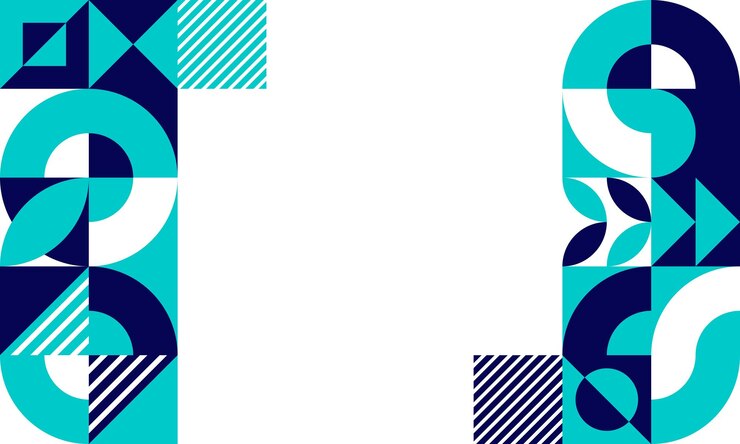Vector abstract mosaic flat design background