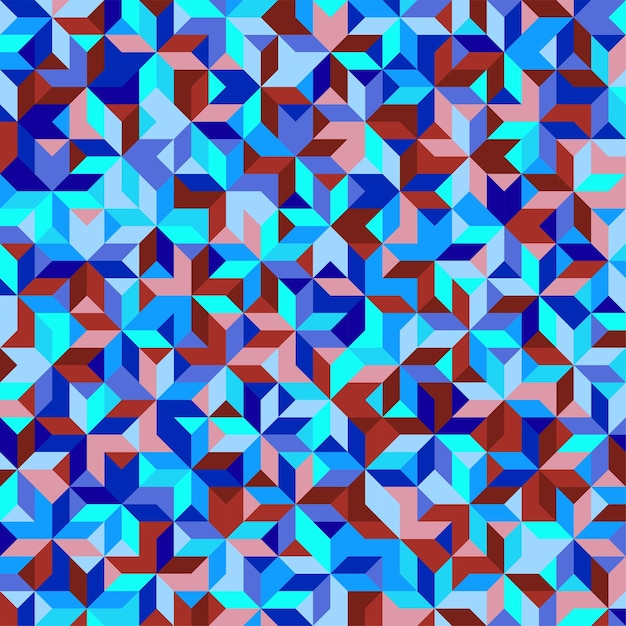 Vector abstract mosaic pattern