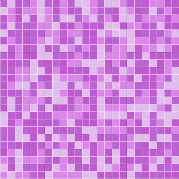 Abstract mosaic tile seamless pattern Pink pixel geometric texture design for walls in bathroom or kitchen swimming pool tiled glass or ceramic home decoration background