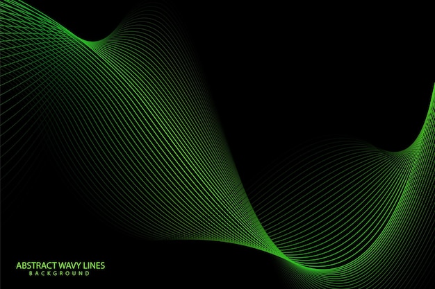 Abstract motion wave gradient line background