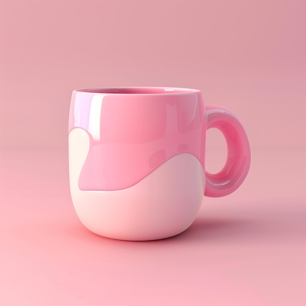 Vector abstract mug