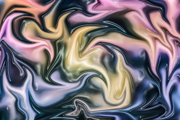 Abstract multi color liquid background