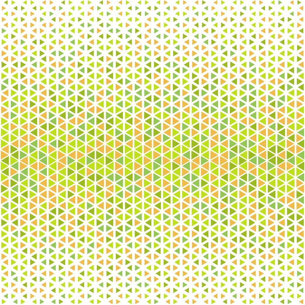 Abstract multi-colored geometric triangle halftone vector pattern background
