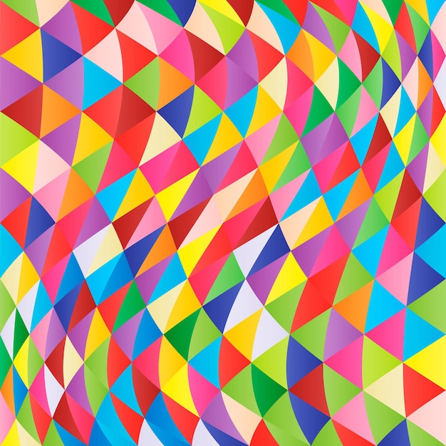 Abstract multi-colored geometric vector background